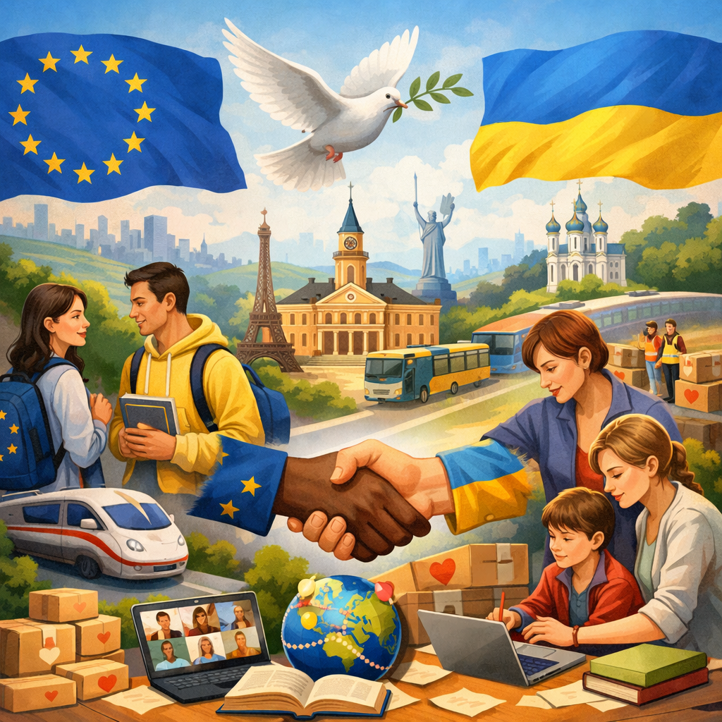 Erasmus  Supporting The Ukraine How European Education Builds Solidarity Through Mobility no text
