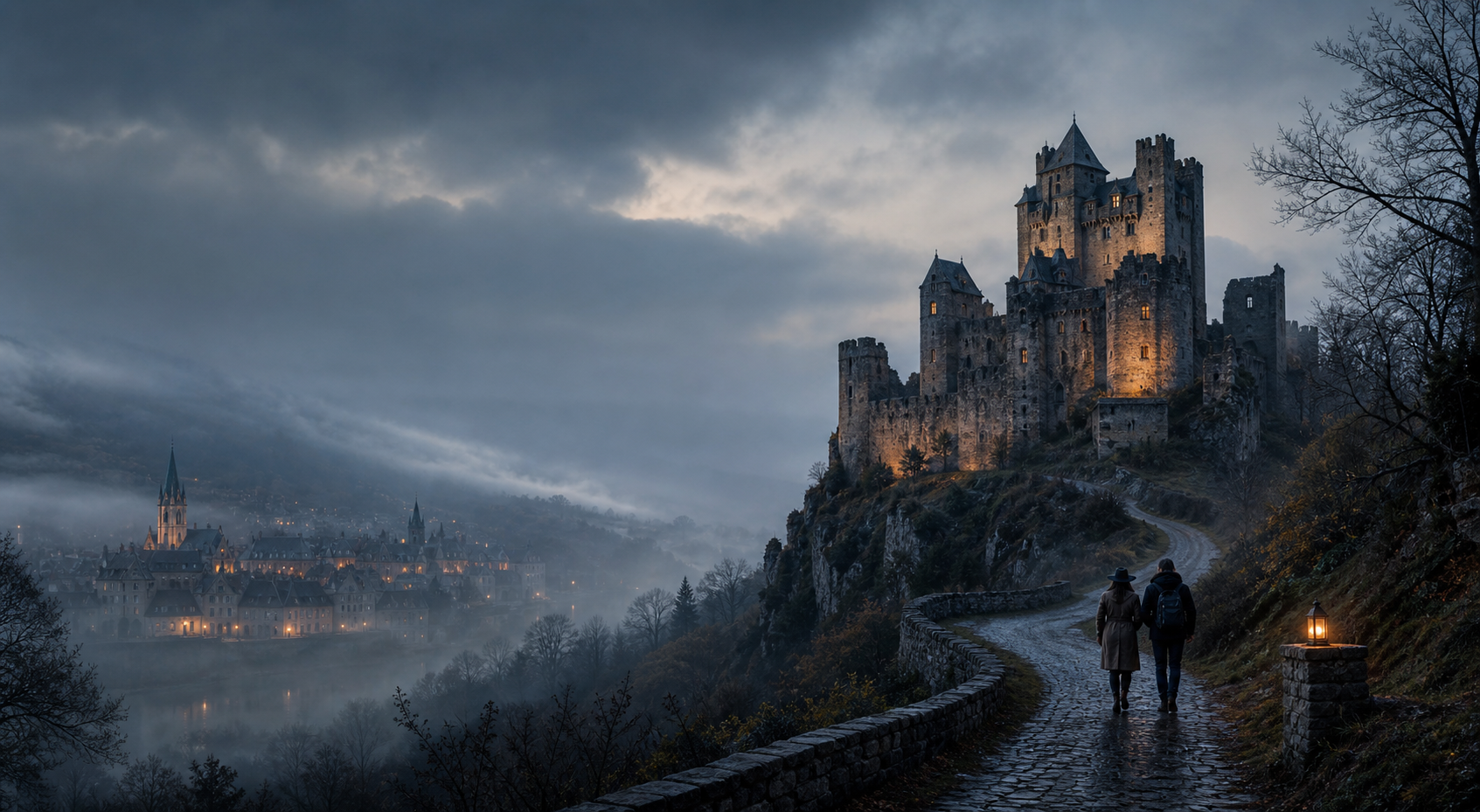European Halloween Crumbling Castles and Eerie Folklore