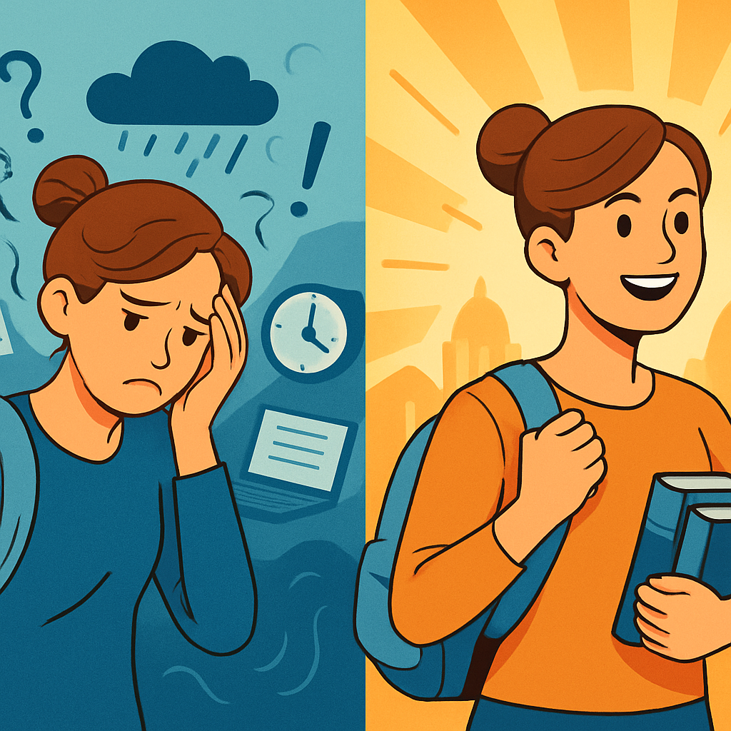 From Overwhelmed to Empowered Discover How Erasmus Students Can Turn Stress Into Strength no text