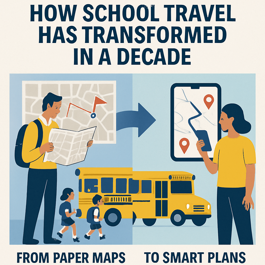 From Paper Maps to Smart Plans How School Travel Has Transformed in a Decade-1