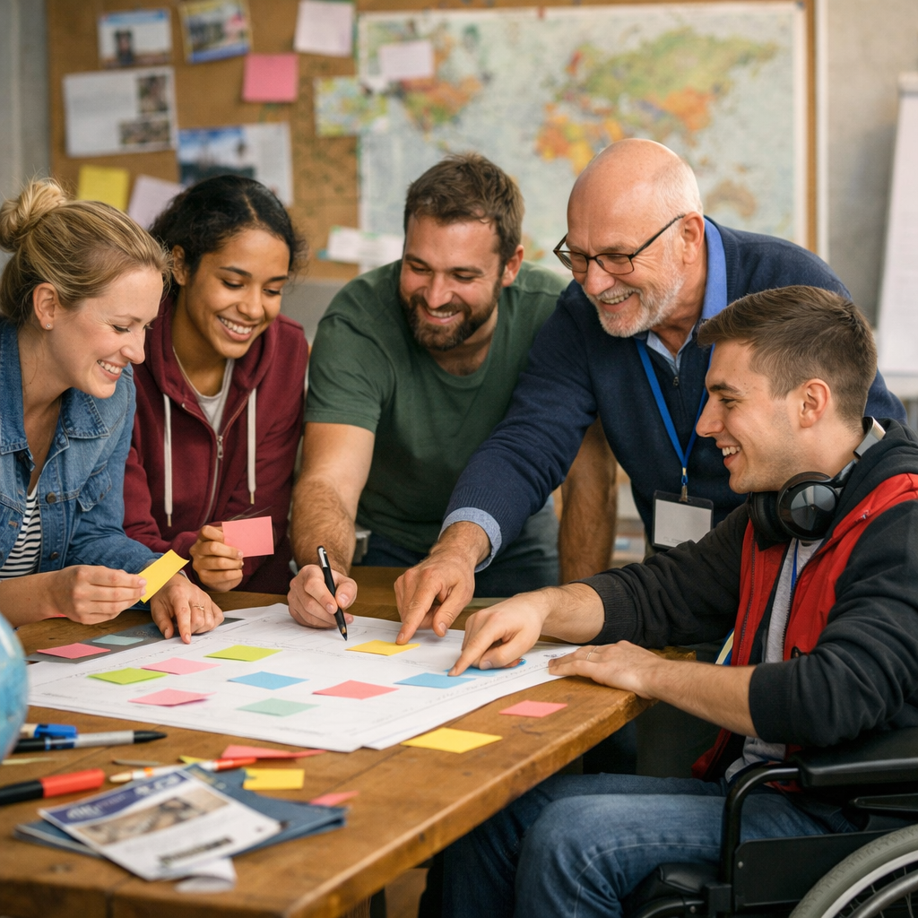 This article by TravelEdventures gives you a practical stepbystep model to help you design inclusive Erasmus mobility projects for students with fewer-2