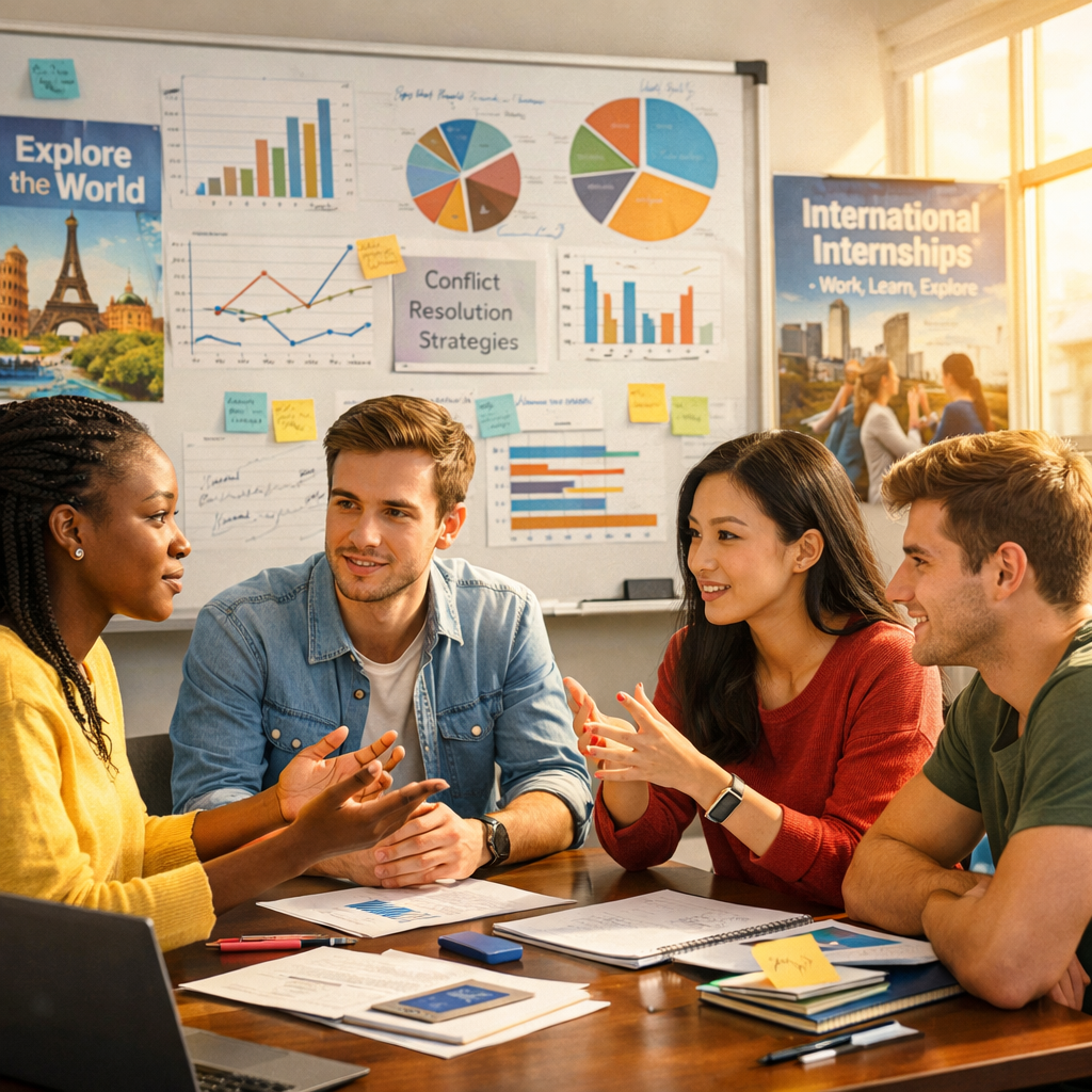 This article by TravelEdventures looks at practical strategies to manage and resolve conflict between students during Erasmus and international mobili-1