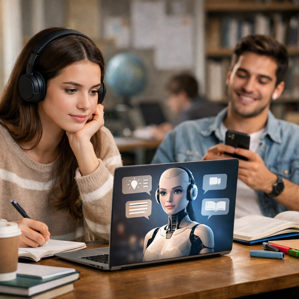 This article by TravelEdventures looks at whether AI study assistants improve learning or encourage shortcuts real no text