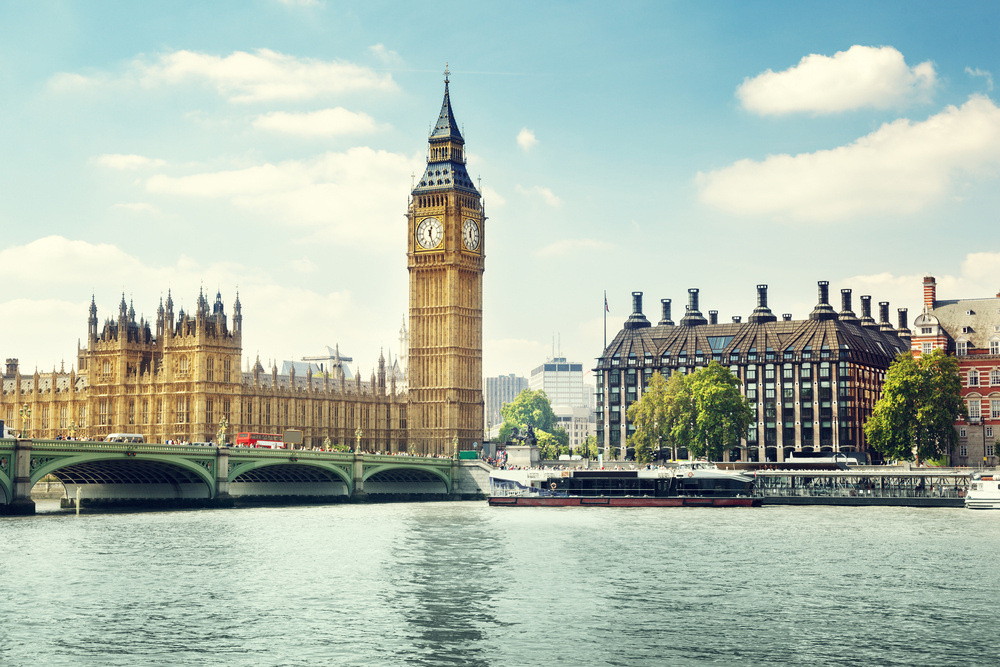 Big Ben in sunny day, London-3