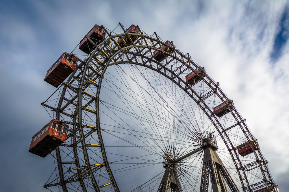 Ferris wheel at Prater, in Vienna, Austria.-2