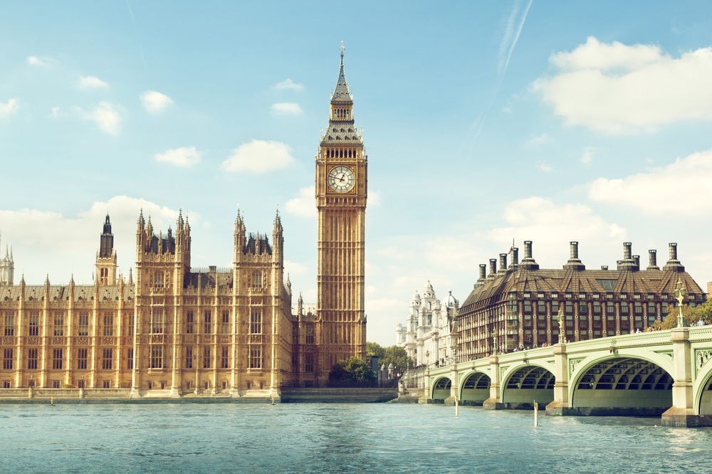 Big Ben in sunny day, London